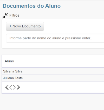 Software para Gerenciar Documentos dos Alunos